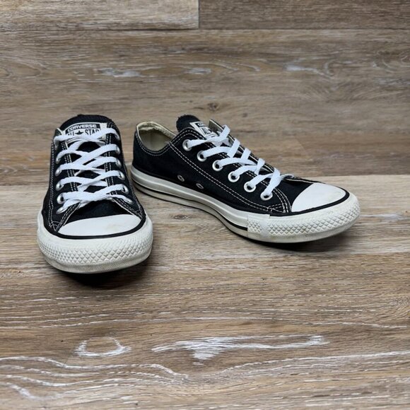 Converse Chuck Taylor All Star Ox Black Canvas Sneaker Women's Size 7 - Picture 6 of 7